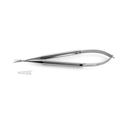 Micro Needle Holder – Tungsten Carbide Dusted Jaw