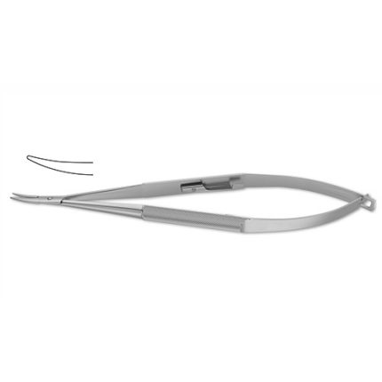 Barraquer Needle Holder – Delicate, 9mm Jaws
