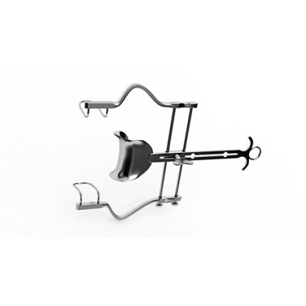 Abdominal Retractor W/ Fixed Side Blades – 2 1/2″ Deep
