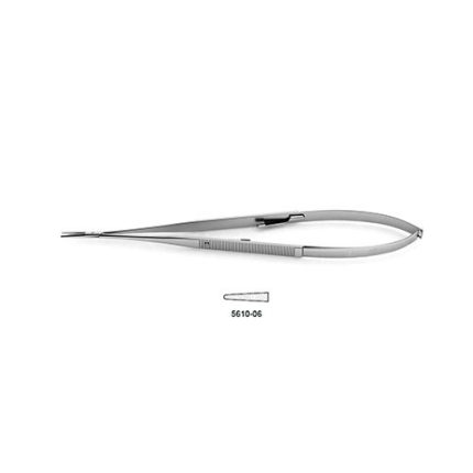 Micro Needle Holder – Flat Handle