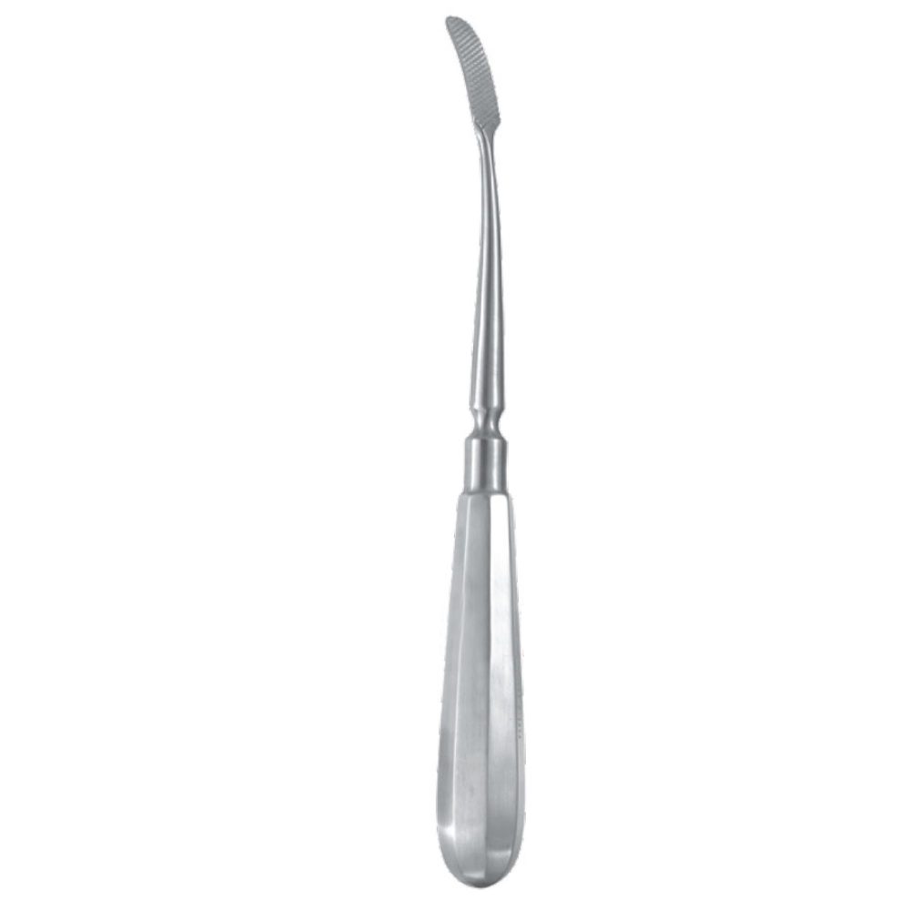 Curved Cross Serrated Reidy Nasal raspatories