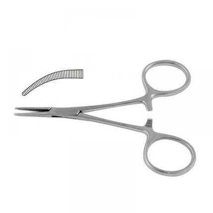 Micro Mosquito Forcep 10cm Curved