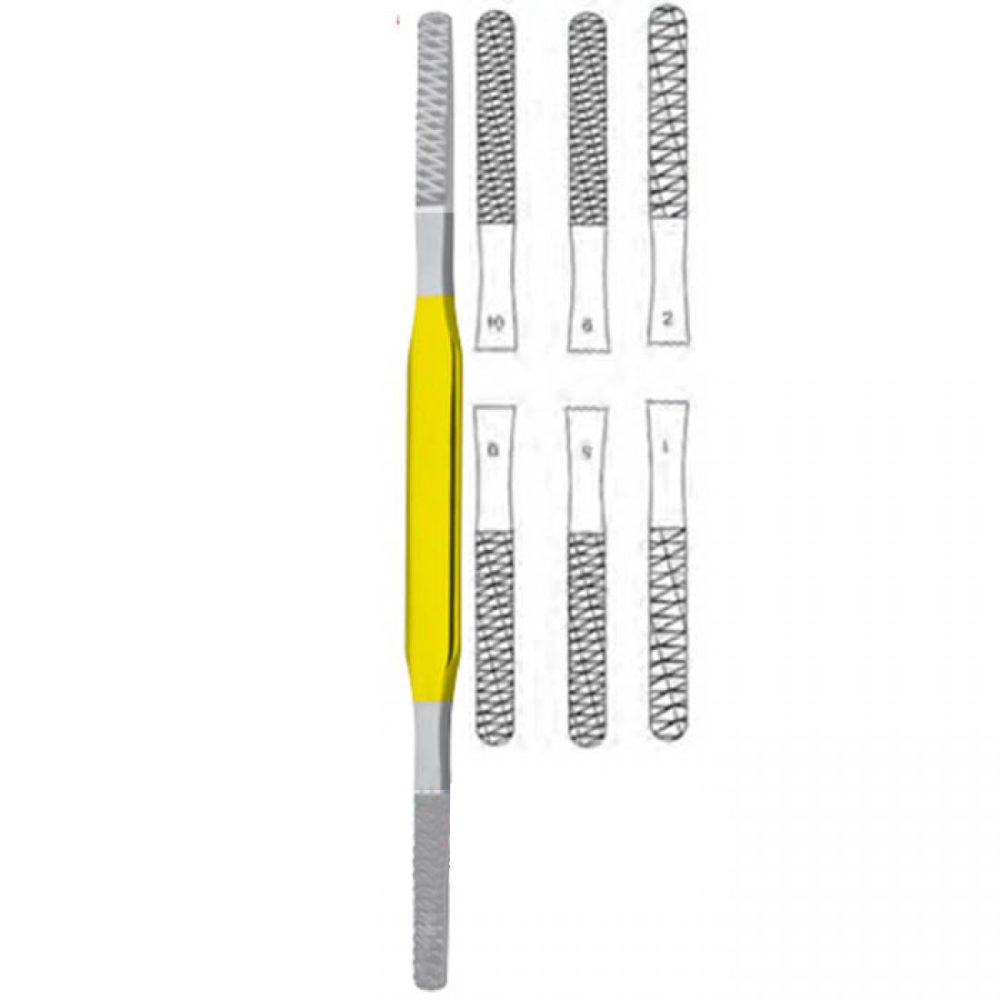 Double-Ended Nasal Raspatories, Tungsten Carbide