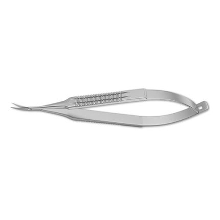 Castroviejo Corneal Section Scissors – Miniature Model, Wide Serrated Handle