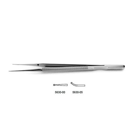 CV Elite – Dennis-Style Micro Ring Tip Forceps – Tips Impregnated W/ Fine Tungsten Carbide Dust