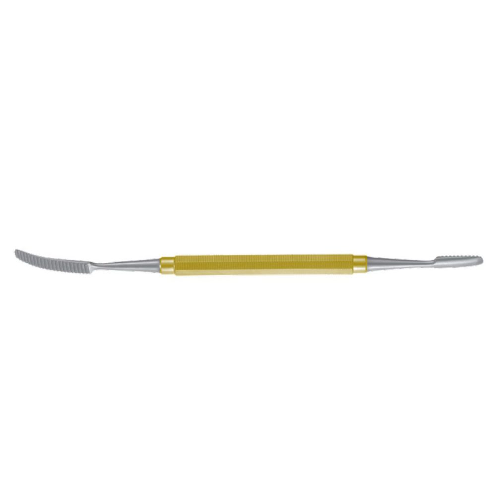 Medium Large Miller-Colburn File Double Ended, Octag Handle, Reverse