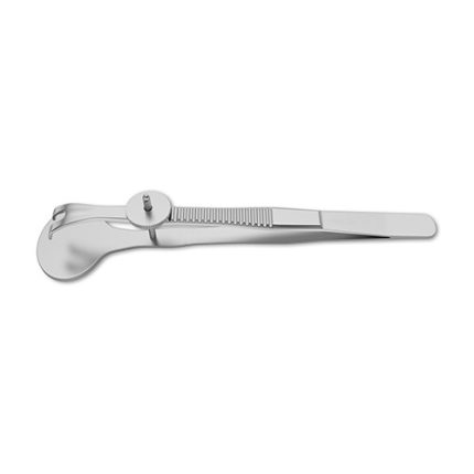 Elschnig Fixation Forceps – Wide Handle