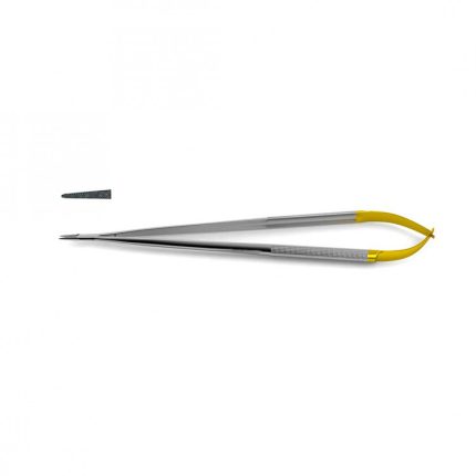 Needle Holder – Tungsten Carbide, Round Handle