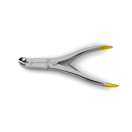Side Wire/Pin Cutter – Double-Action, Angled Jaws, Tungsten Carbide