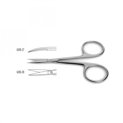 Iris Scissors – Delicate Blades, Large Finger Rings