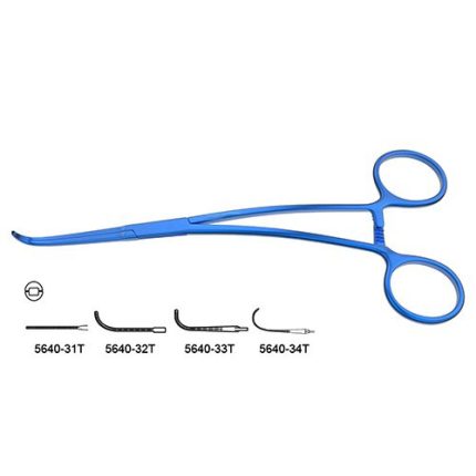 Titanium Castaneda Clamp – Curved Cooley Jaws