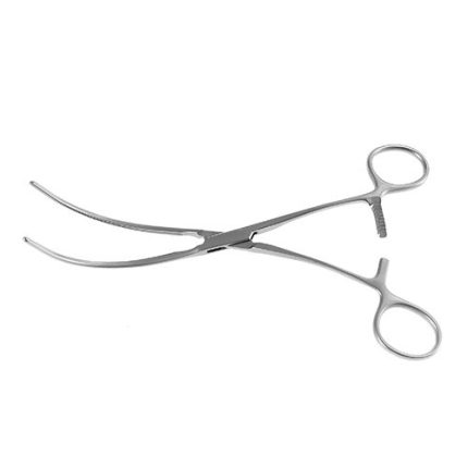 Shaped Peripheral Vascular Clamp