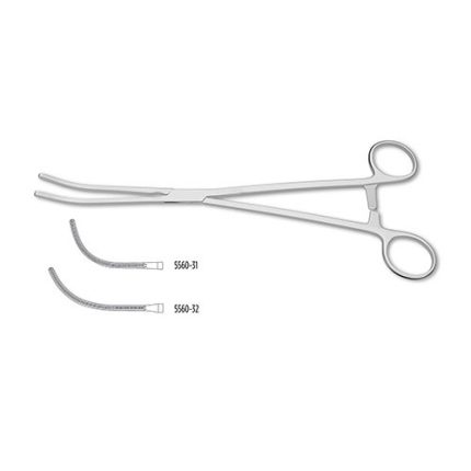 Debakey Acutely Curved Clamp