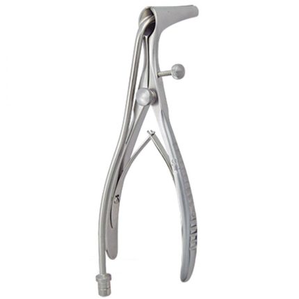 Killian Nasal Speculum With Fiber Optic | Killian Septum Nasal Speculum with Suction with Set Screw Locking Mechanism
