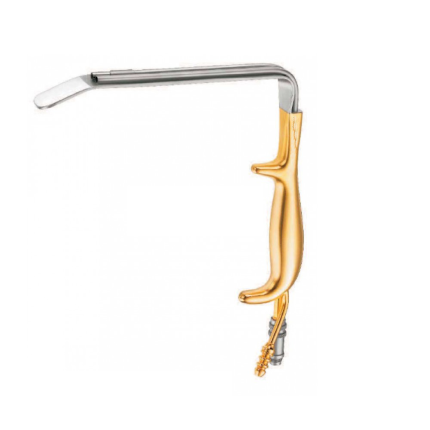 Ferreira Breast Retractor with Fiber Optic Light – 108mm length 22mm Wide Blade – Plastic surgery instruments