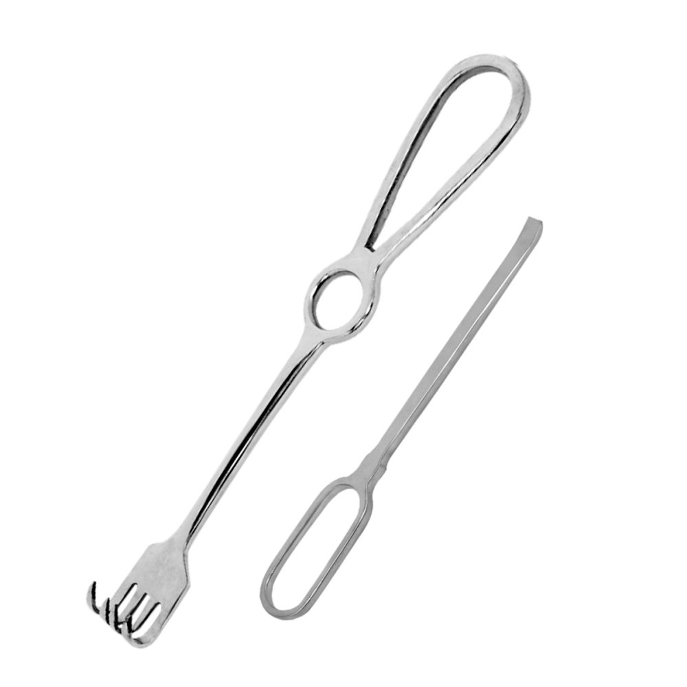 KOCHER RETRACTOR 4 PRONGS MEDIUM SHARP